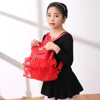 Šokių Paketo Han Edition Mados Mergaičių Vaikų Šokių Pečių Kuprinė Didelės Talpos, Baleto Šokių Mokymo Paketas Krepšys