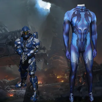 Žaidimas Halo:Master Chief Cosplay Kostiumai, 3D Spausdinimas Spandex Drabužius Suaugusiųjų & Vaikams Helovinas Kostiumas Zentai Bodysuit Šuolis