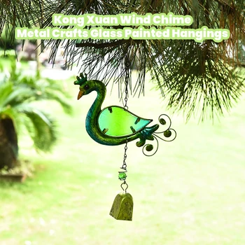 Žalias Povas Vėjo Varpeliais, Pakabukas Namuose Kabo Ornamentu Rekvizitai Dėl Kiemas, Sodas