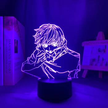 Anime 3d Lempos Toge Inumaki Šviesos Džiudžiutsu Kaisen Led Nakties Šviesos Gimtadienio Dovana Džiudžiutsu Kaisen naktinė lempa Toge Inumaki Lempos