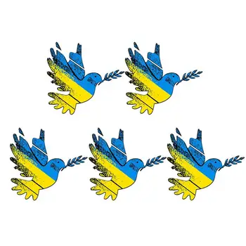 Ukrainos Balandis, Taikos Lipdukas Vandeniui Lipdukai Taikos Simbolis Balandis Su Alyvuogių Geltona Mėlyna Ukrainos Vandeniui Lipdukai Automobilio